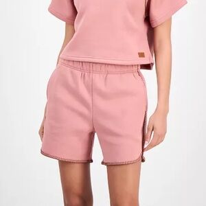 UGG Pink Athletic Shorts with Elastic Waistband